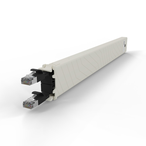 PATCHBOX CONEX8STPBK 0,8 m Cat6a U/FTP Netzwerkkabel - Schwarz (STP)