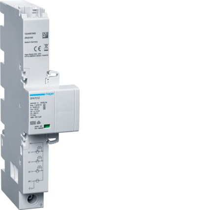 Hager SPA701Z Kombiableiter T1+T2+T3 4-polig, 7,5kA für TT/TNS Systeme