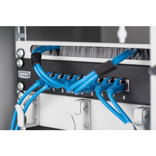 DIGITUS 10 Zoll Kabelzuführung 254mm - Rangierbügel