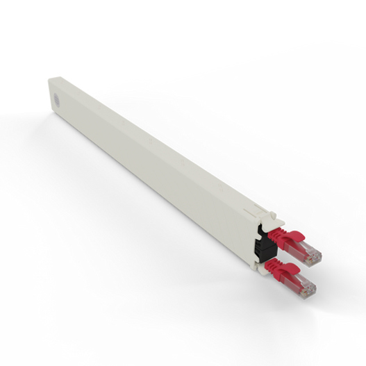 PATCHBOX CONEX8UTPRD Cat6a Netzwerkkabel Rot - 0,8 m U/UTP (UTP)