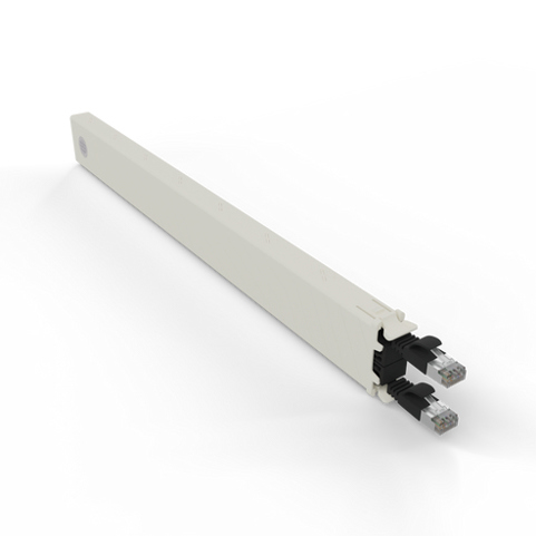 PATCHBOX CONEX8STPBK 0,8 m Cat6a U/FTP Netzwerkkabel - Schwarz (STP)