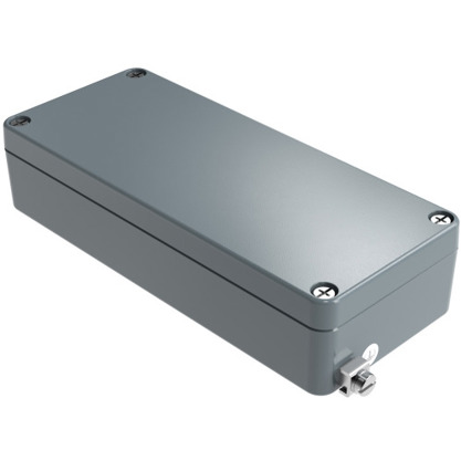 Aluminium EEx-Gehäuse IP66 | 150 x 64 x 34 mm | grau (RAL 7001)