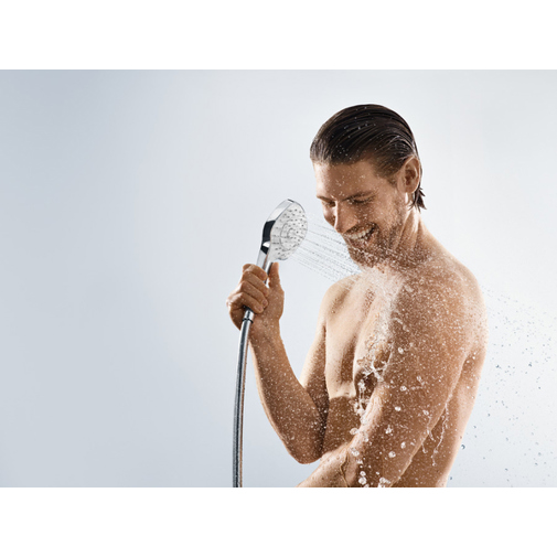 Hansgrohe Croma Select S Handbrause – Chrom/Weiß Hansgrohe Croma Select S Handbrause – Chrom/Weiß