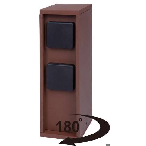 BOLD PADO Steckdosensäule - 3-fach mit Wifi (Smart Home) - Rostfarben BOLD PADO Steckdosensäule - 3-fach mit Wifi (Smart Home) - Rostfarben