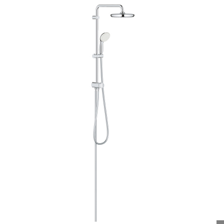 GROHE Duschsystem 26381001 mit 2 Kopf-Wandmontage in Chrom