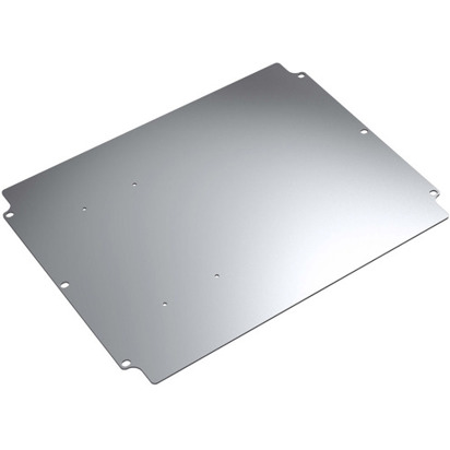 Rechteckige Stahl-Montageplatte (207 x 107 x 1.5 mm) - Metall für 01 - Chassisplatte