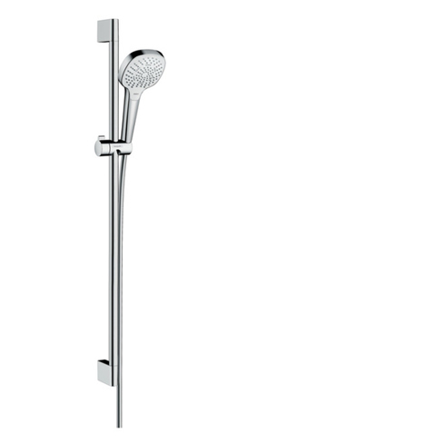 Hansgrohe Croma Select E Duschsystem - Chrom & Weiß | Elegantes Duschpaneel