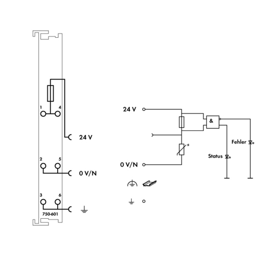 Wago 750-601 Feldbus Modul - Einspeiseklemme für optimale Datenkommunikation Wago 750-601 Feldbus Modul - Einspeiseklemme für optimale Datenkommunikation