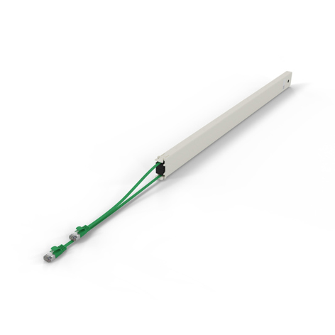 PATCHBOX Cone 46STPGR Netzwerkkabel 2,5m Cat6a U/FTP - Grüne Verbindungslösung