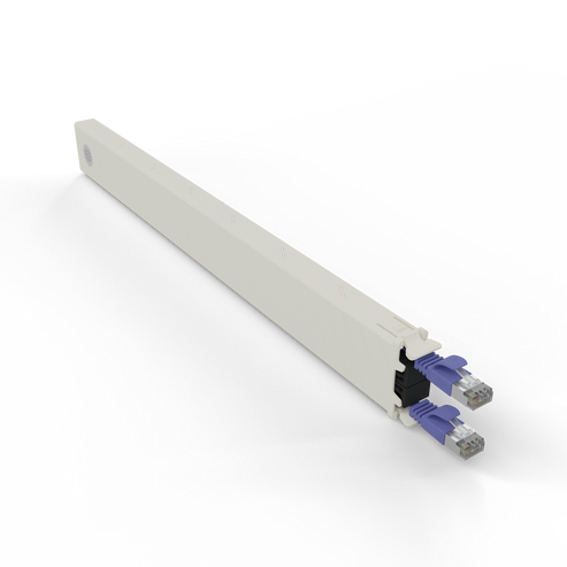 PATCHBOX CONEX8STPVI 0,8 m Cat6a U/FTP Netzwerkkabel - Violett - STP