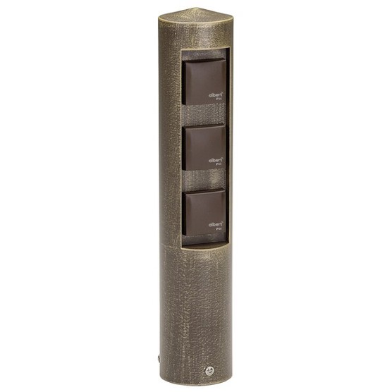 Steckdosensäule 3-fach Brenn- und Materialschutz 652102