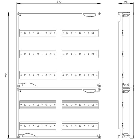 ALPHA 400 DIN Schnellmontagebausatz für Installationsgeräte – Effiziente Bau-Lösungen