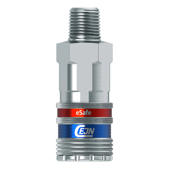 CEJN 320 eSafe Sicherheits-Schnellkupplung - R 1/2"