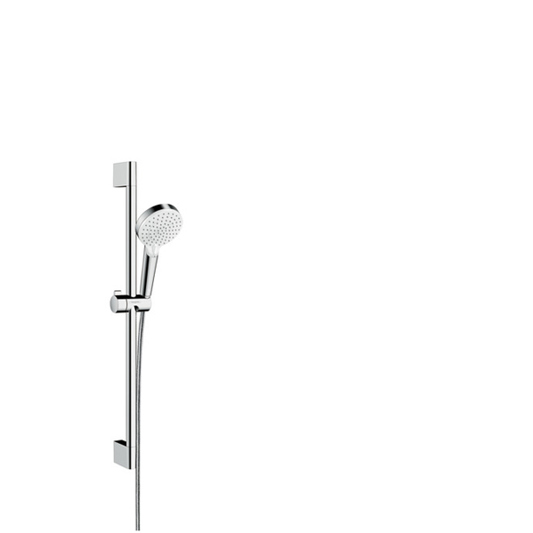 Hansgrohe Crometta Duschsystem - Chrom/Weiß | Duschpaneel für modernes Bad