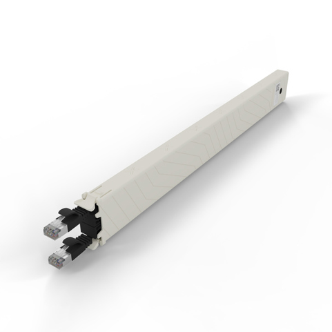 PATCHBOX CONEX8STPBK 0,8 m Cat6a U/FTP Netzwerkkabel - Schwarz (STP)