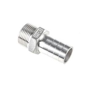 RS PRO Edelstahl Rohrverschraubung Schlauchtülle Gerade - R 1 Zoll, 69 mm | Schnellkupplung