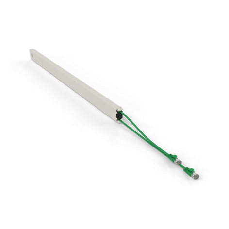 PATCHBOX Cone 46STPGR Netzwerkkabel 2,5m Cat6a U/FTP - Grüne Verbindungslösung