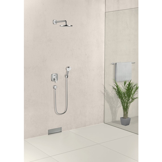 Hansgrohe Crometta Handbrause - Kopf in Chrom und Weiß | Hochwertige Handduschbrause Hansgrohe Crometta Handbrause - Kopf in Chrom und Weiß | Hochwertige Handduschbrause
