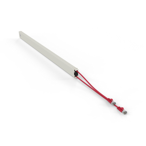 PATCHBOX Cone 46 STPRD - 2,5 m Cat6a U/FTP Netzwerkkabel in Rot (STP)