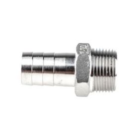 RS PRO Edelstahl Rohrverschraubung Schlauchtülle Gerade - R 1 Zoll, 69 mm | Schnellkupplung RS PRO Edelstahl Rohrverschraubung Schlauchtülle Gerade - R 1 Zoll, 69 mm | Schnellkupplung
