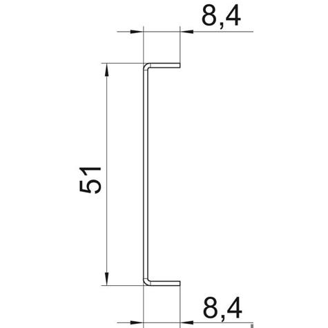 Premium Trennwand für GA 70 - 8,4x51x2000 mm - Stahl für Schaltschrank Premium Trennwand für GA 70 - 8,4x51x2000 mm - Stahl für Schaltschrank